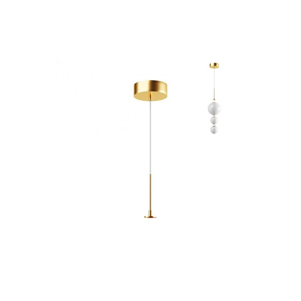 Basis für modulare Pendelleuchte ZAMBELIS D140 DESIGN Mattgold 22230-G FS