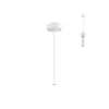 Base Dimmable pour suspension modulable ZAMBELIS D140 DESIGN Blanc Mat 22230-W FS