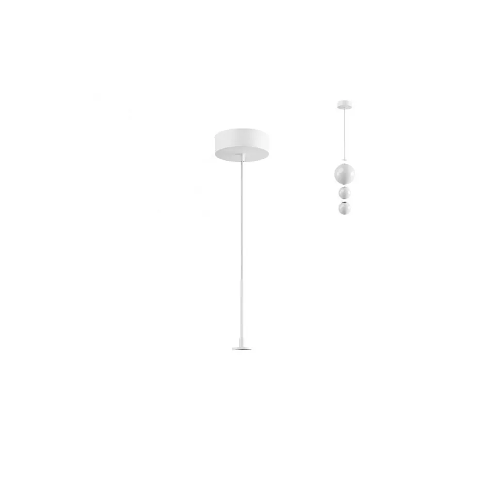 Base for Modular Pendant ZAMBELIS D140 DESIGN Matte White 22230-W FS