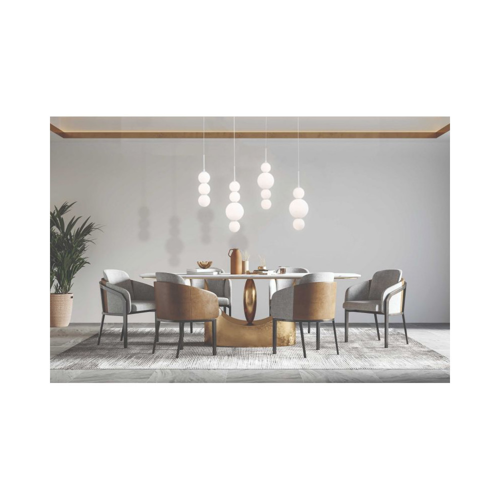 Basis voor modulaire hanglamp ZAMBELIS D140 DESIGN Mat Wit 22230-W FS