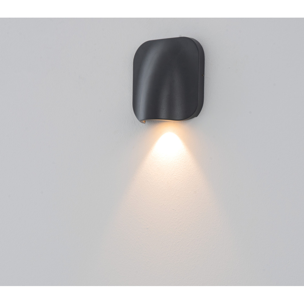 Applique Extérieure ZAMBELIS 9W IP54 DESIGN Graphite E273