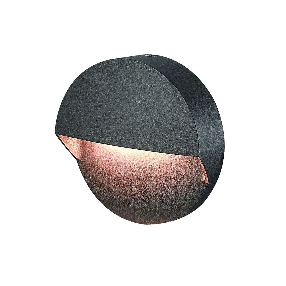 Außen-Wandleuchte ZAMBELIS D105 2W IP65 DESIGN Graphit E294