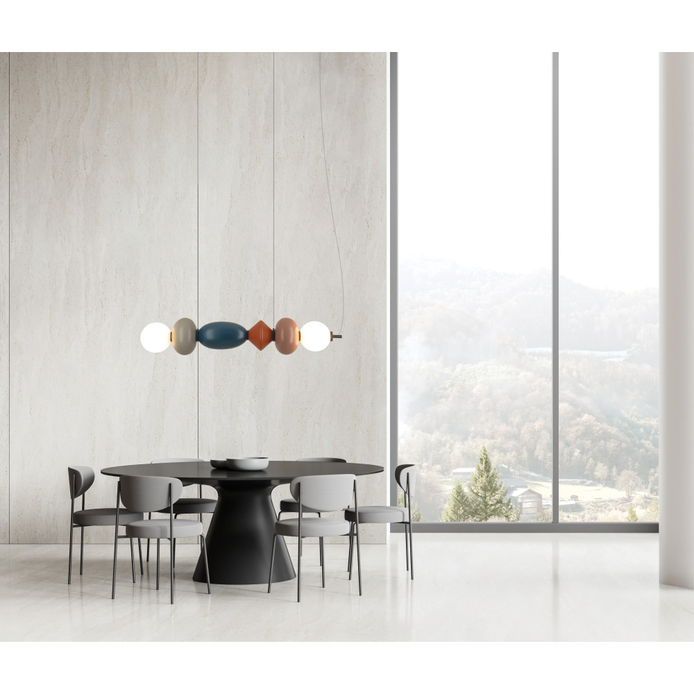 Basis voor Hanglamp Plug&Play Dimbaar 20-32W ZAMBELIS DESIGN Mat Zwart 25105 FS