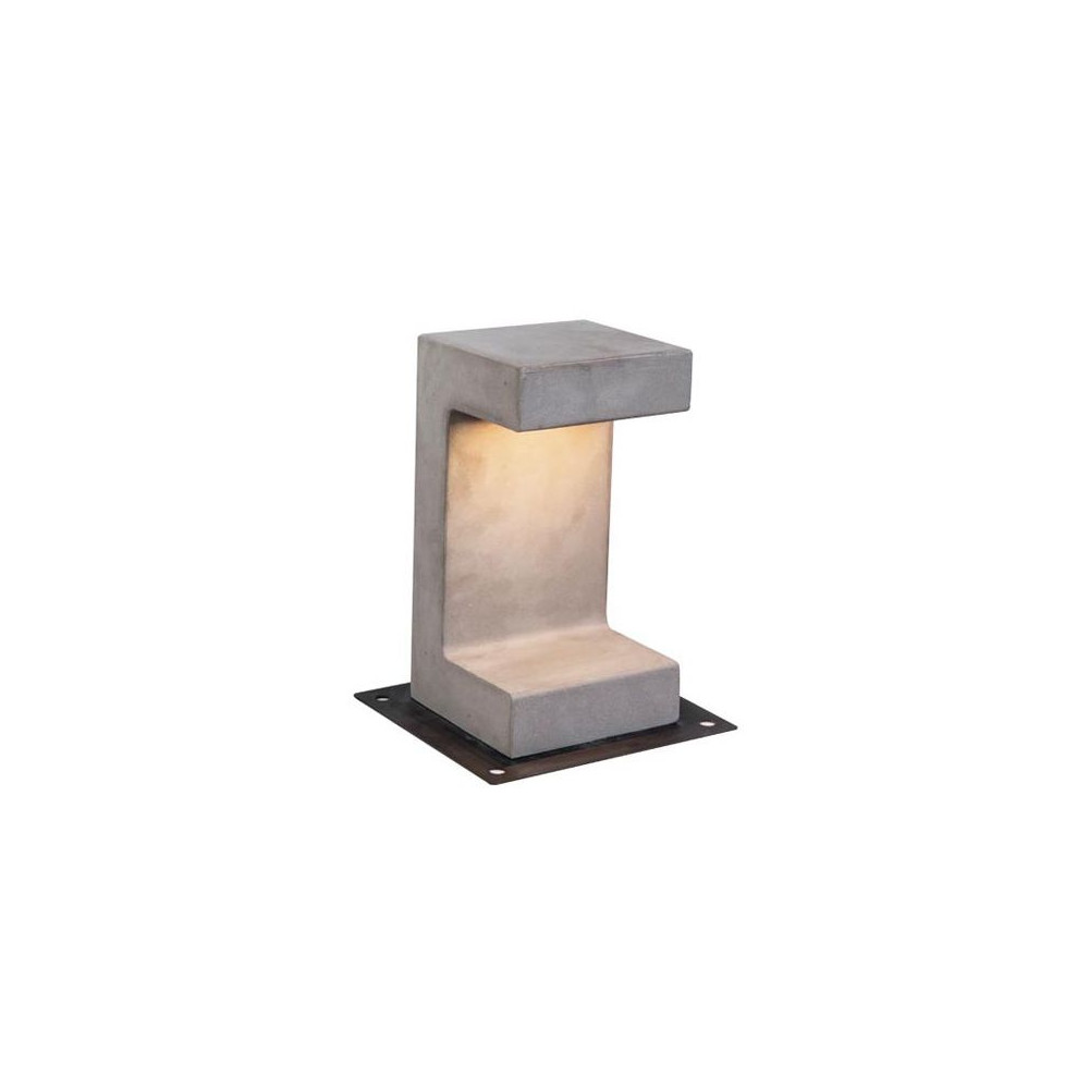 Outdoor Bollard ZAMBELIS 8W IP54 DESIGN Concrete E191