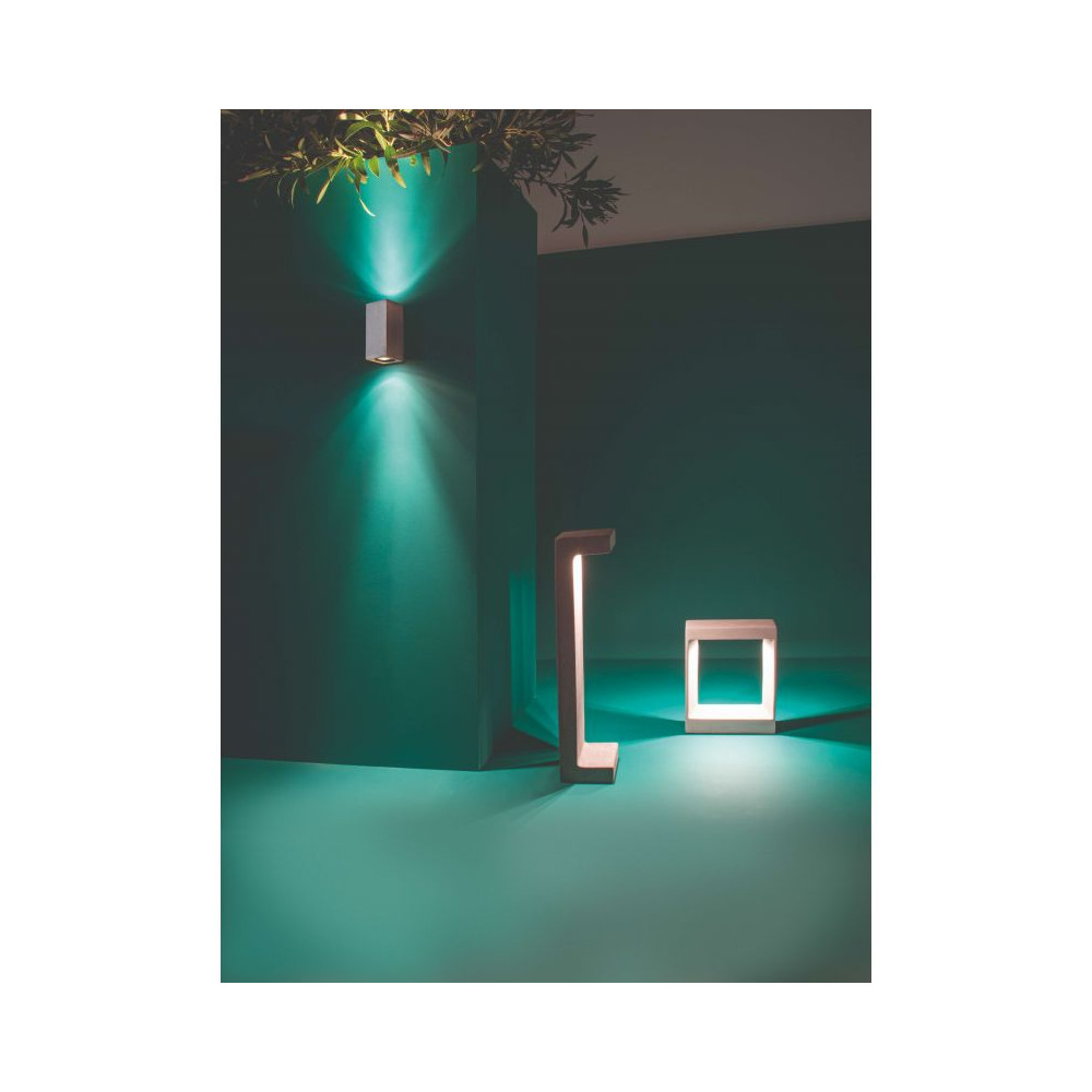 Outdoor Post Light ZAMBELIS 8W IP54 DESIGN Concrete E192