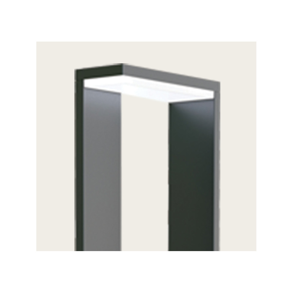 Outdoor Post Light ZAMBELIS 10W IP54 DESIGN Graphite E208