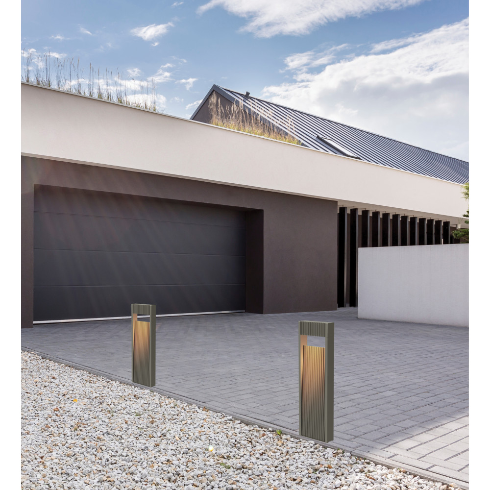 Borne Extérieure ZAMBELIS 30W IP65 60cm DESIGN Graphite E368 FS