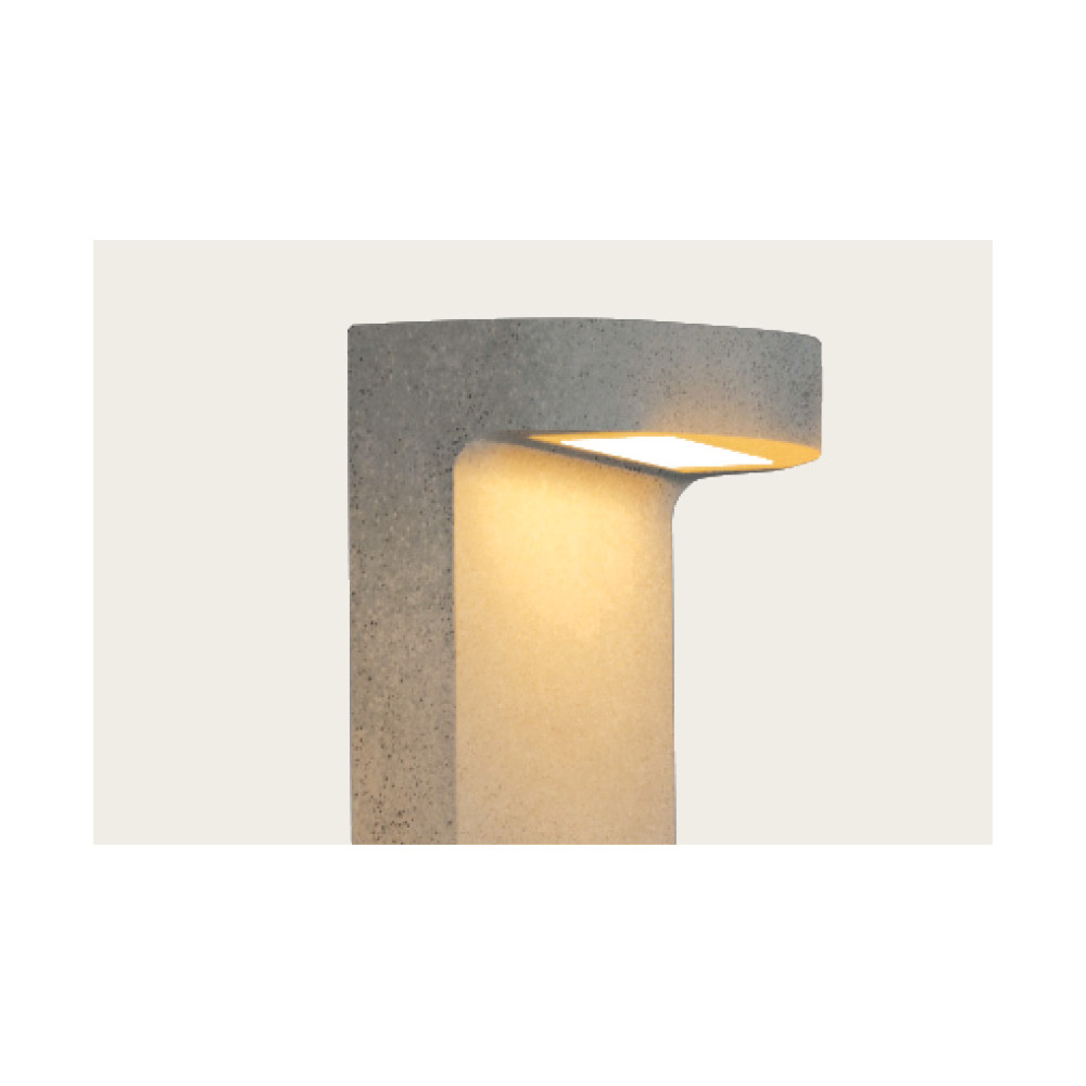 Außenpoller ZAMBELIS 8W IP65 70cm DESIGN Beton E383