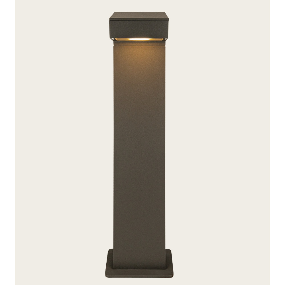 Buitenpaal ZAMBELIS H500 12W Asymmetrisch IP65 DESIGN Grafiet E418