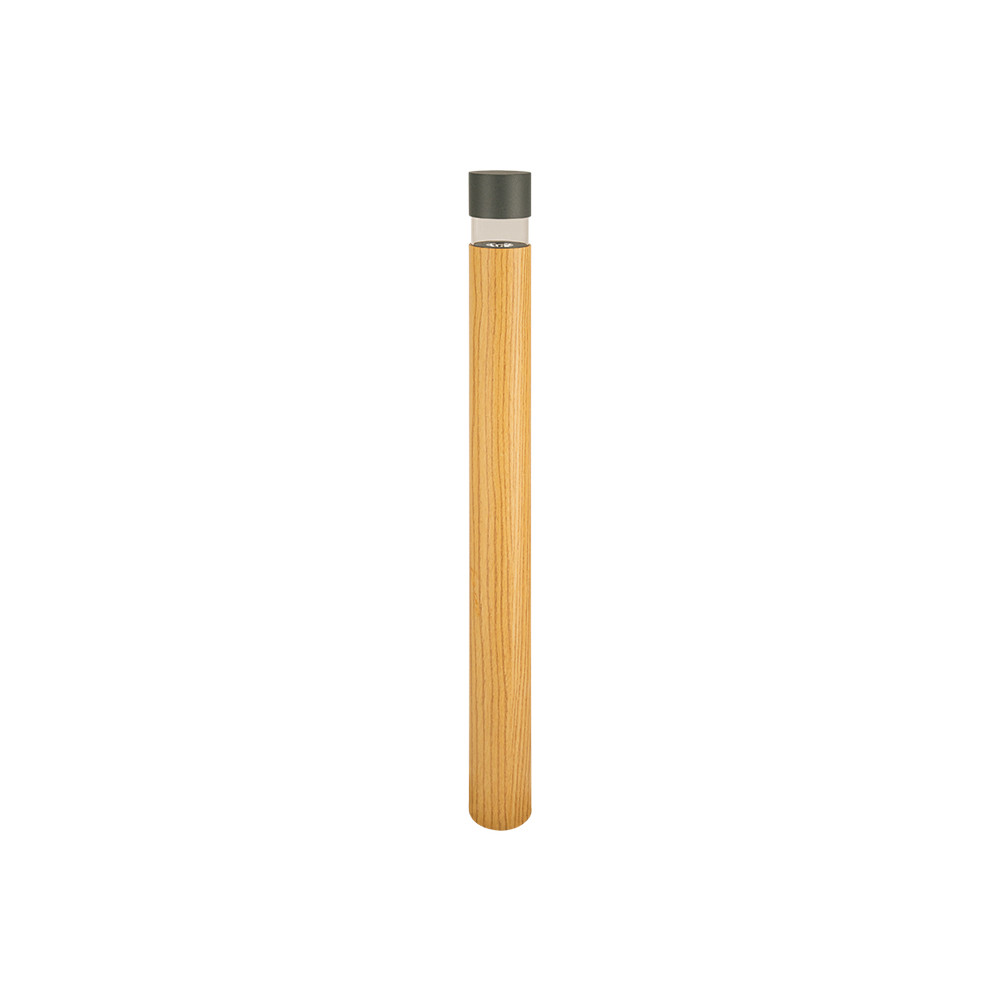 Buitenpaaltje ZAMBELIS H600 8W IP65 DESIGN Hout en Grafiet E424 FS