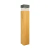 Außenpoller ZAMBELIS H600 15W IP65 DESIGN Holz und Graphit E426 FS