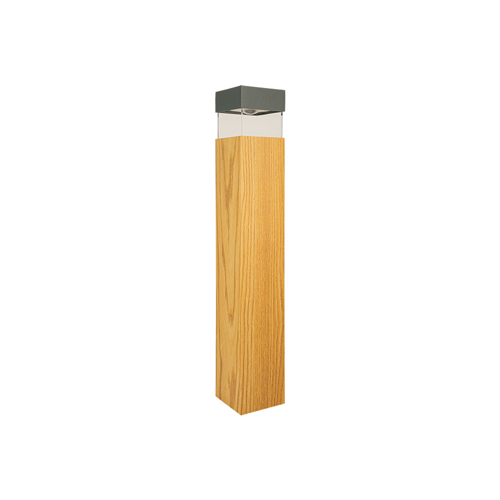 Außenpoller ZAMBELIS H600 15W IP65 DESIGN Holz und Graphit E426 FS