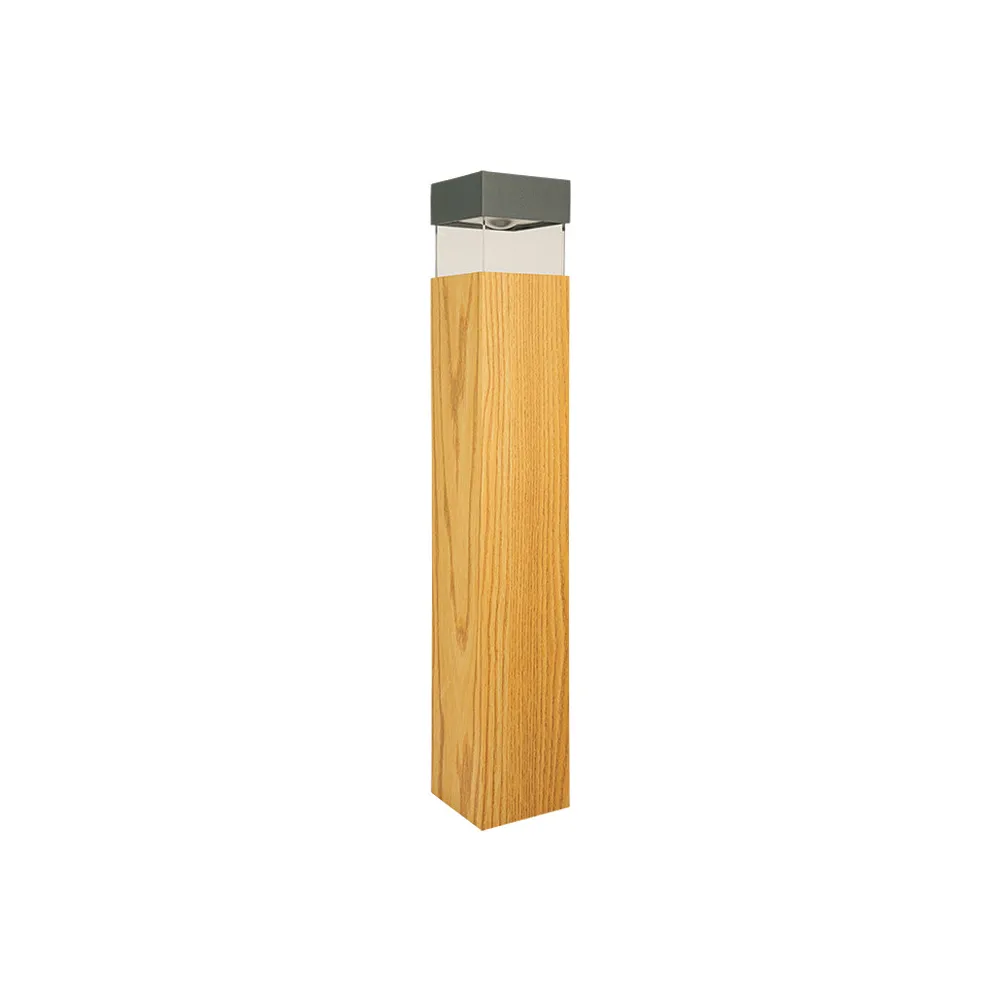 Außenpoller ZAMBELIS H600 15W IP65 DESIGN Holz und Graphit E426 FS