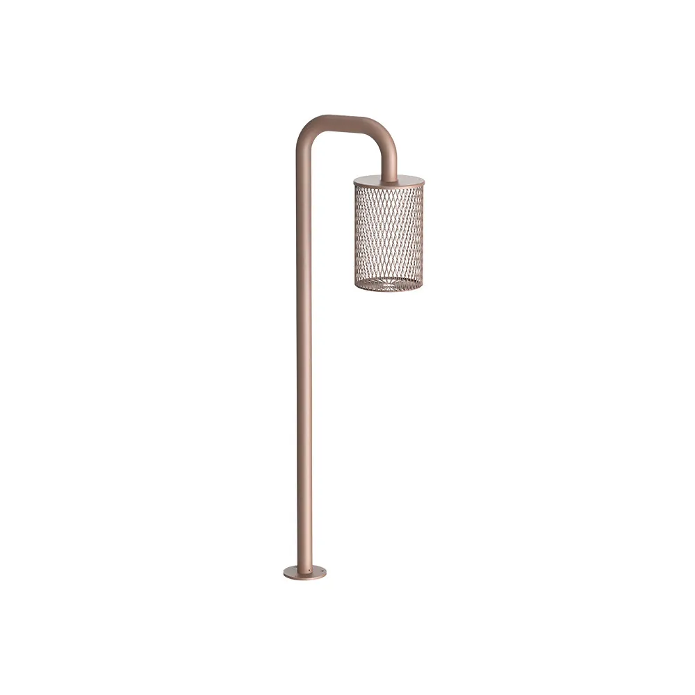 Außenpoller ZAMBELIS H800 6W IP54 DESIGN Gebürstetes Braun E523 FS
