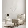Plafonnier ZAMBELIS 15W DESIGN Blanc Sablé 2030