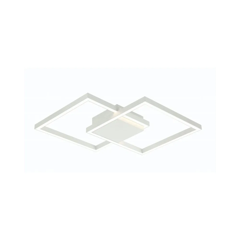 Plafonnier ZAMBELIS 28W DESIGN Blanc Sablé 2027