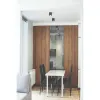 Plafonnier ZAMBELIS 10W  DESIGN Blanc et Noir S068 FS