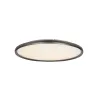 Deckenleuchte ZAMBELIS D600 40W CCT Dimmbar DESIGN Gebürstetes Grau 25190 FS