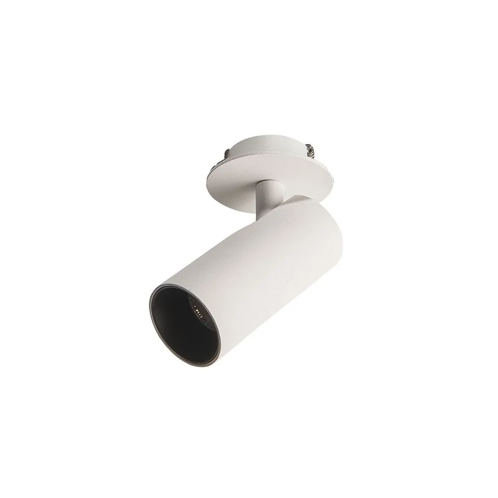 Plafonnier ZAMBELIS D40 7W DESIGN Blanc Sablé Sans Driver 180015