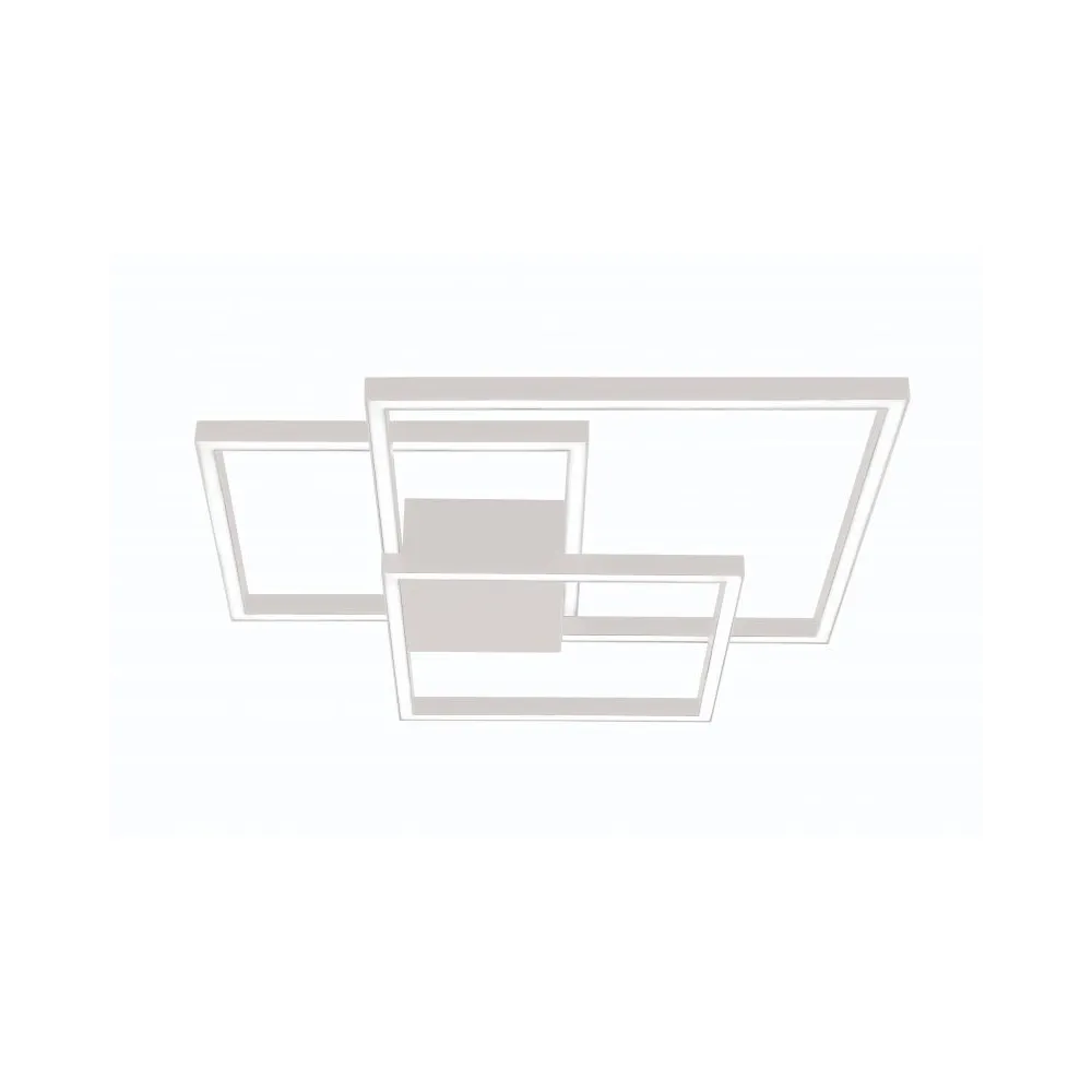 Plafonnier ZAMBELIS 48W Dimmable DESIGN Blanc Sablé 2024