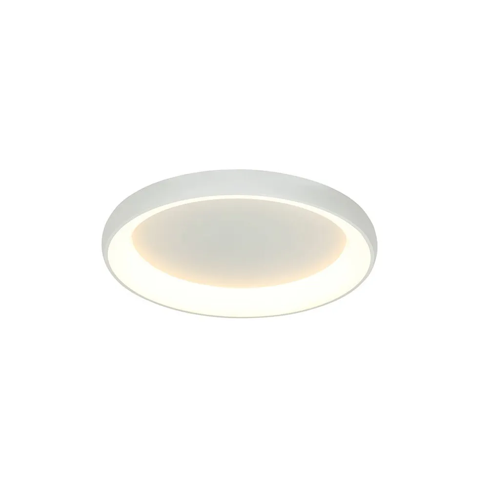 Deckenleuchte ZAMBELIS D600 50W DESIGN Sandgestrahltes Weiß 2049