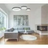 Plafondlamp ZAMBELIS D800 60W DESIGN Gezandstraald Zwart 2056