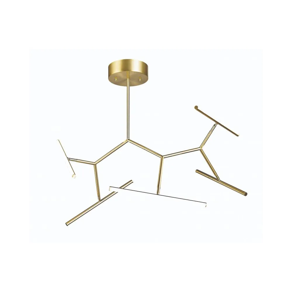 Deckenleuchte ZAMBELIS 49W DESIGN Mattgold 2071 FS