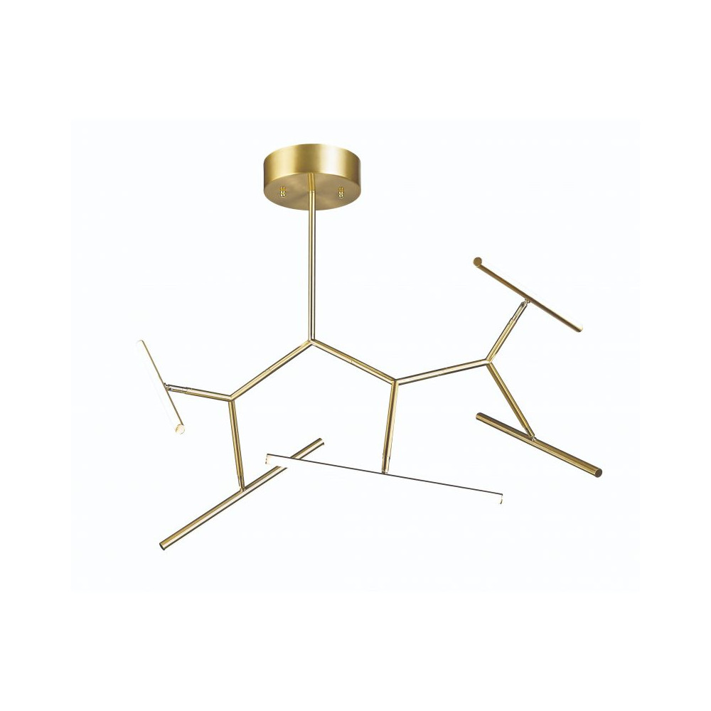 Ceiling Light ZAMBELIS 49W DESIGN Matte Gold 2071 FS