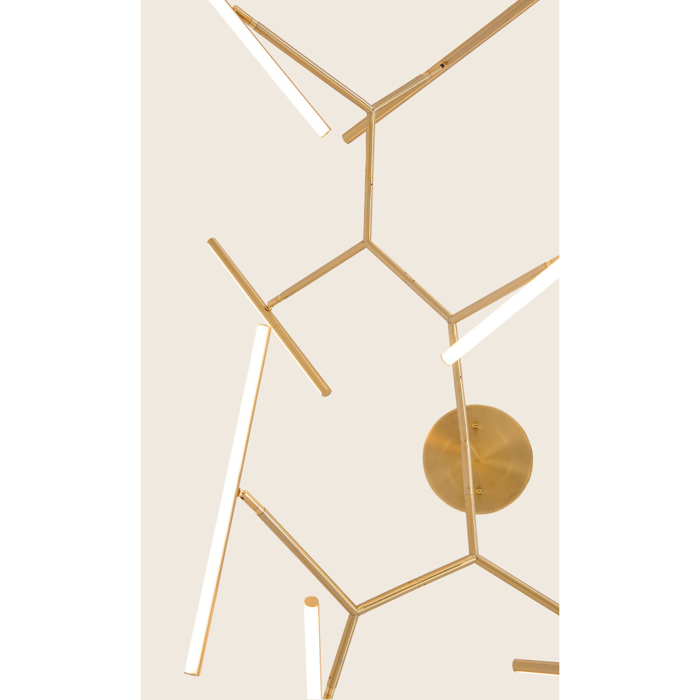 Ceiling Light ZAMBELIS 49W DESIGN Matte Gold 2071 FS