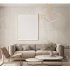 Deckenleuchte ZAMBELIS 49W DESIGN Mattgold 2071 FS