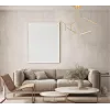 Plafonnier ZAMBELIS 49W Dimmable DESIGN Or Mat 2071 FS