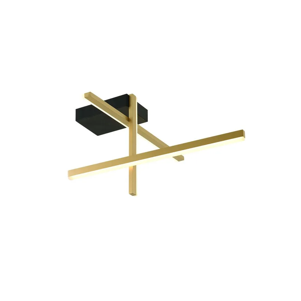 Deckenleuchte ZAMBELIS 23W DESIGN Mattgold 22024 FS
