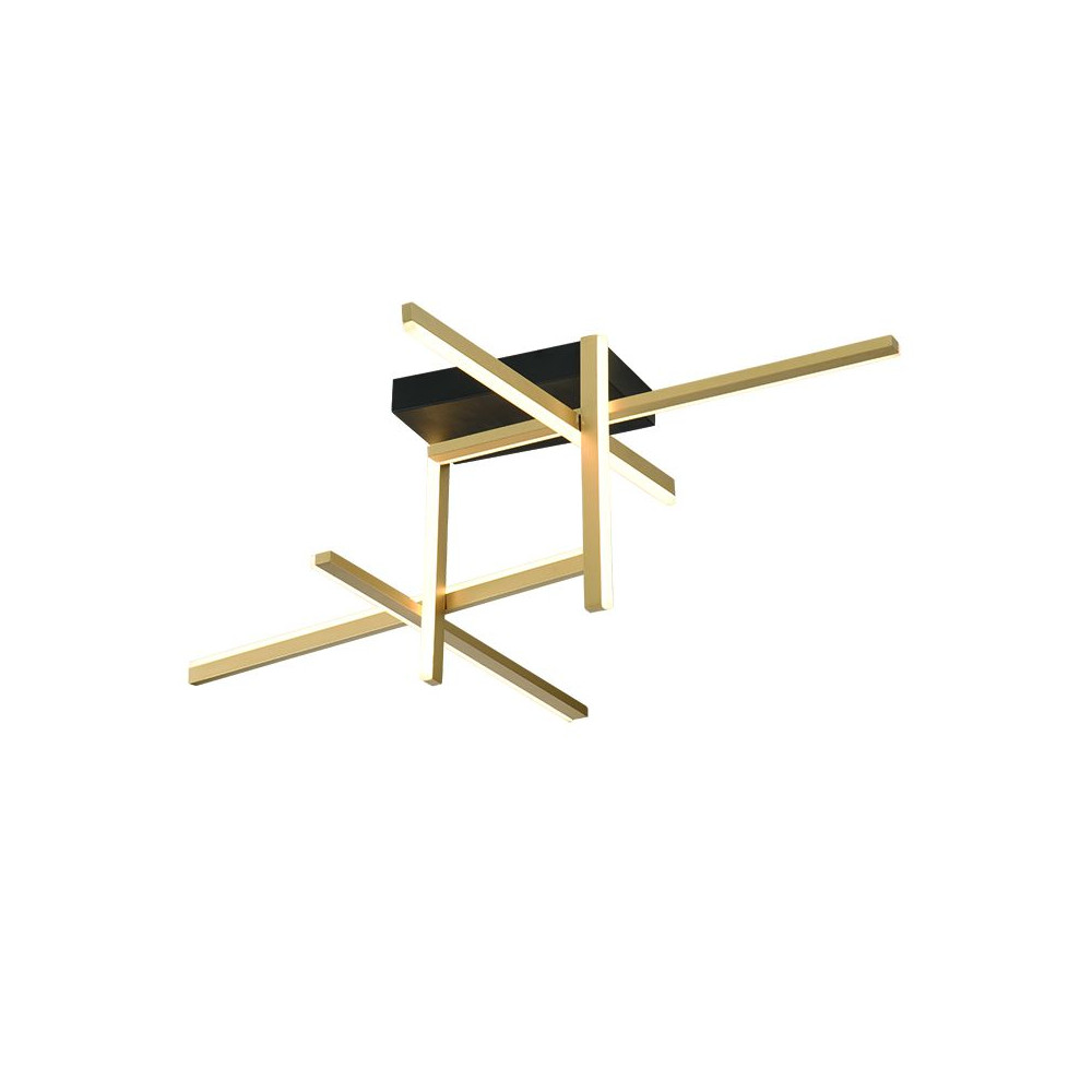 Deckenleuchte ZAMBELIS 46W DESIGN Mattgold 22026