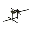 Ceiling Light ZAMBELIS 46W DESIGN Sandblasted Black 22027 FS