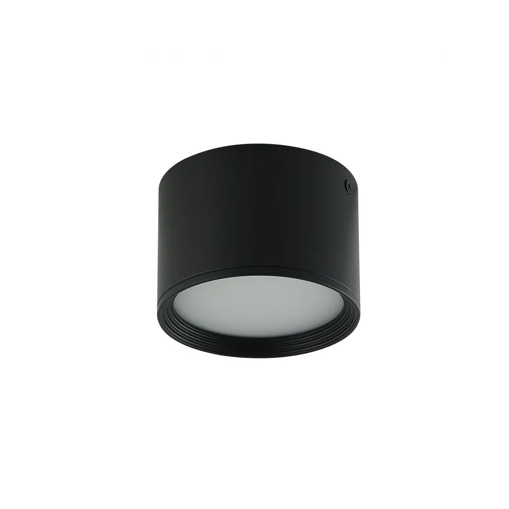 Deckenleuchte ZAMBELIS D110 8W DESIGN Schwarz Sandgestrahlt 22134