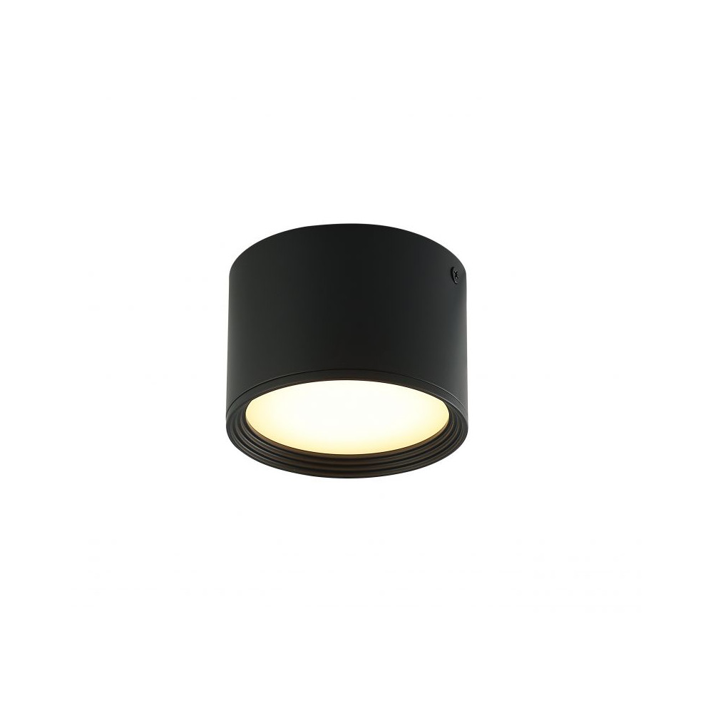 Deckenleuchte ZAMBELIS D110 8W DESIGN Schwarz Sandgestrahlt 22134