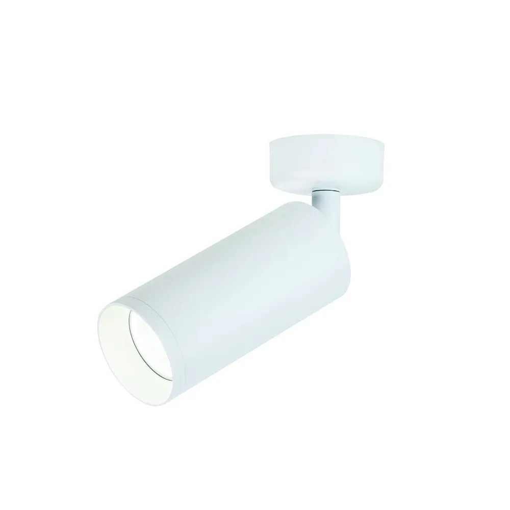 Plafonnier ZAMBELIS D60 GU10 DESIGN Blanc Mat Sans Source ZAM.S054