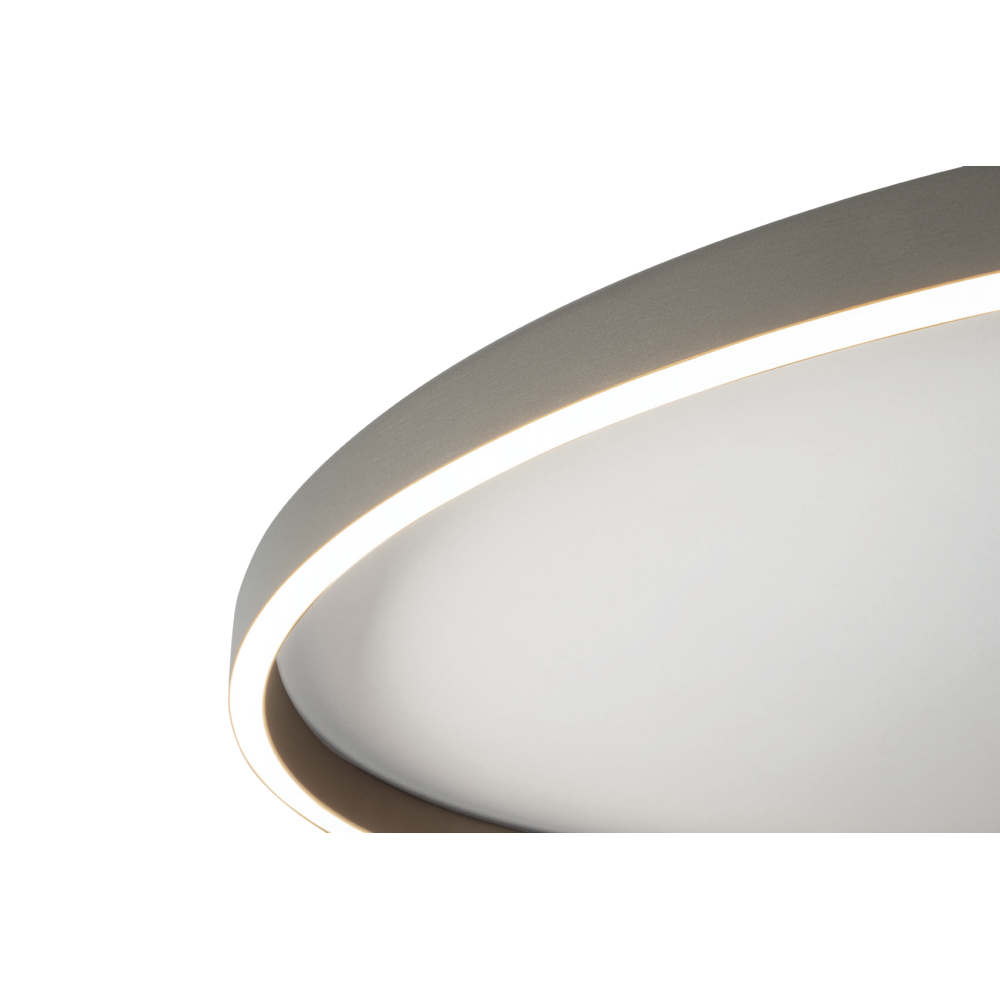 Plafonnier ZAMBELIS D400 27W CCT Dimmable DESIGN Argent Brossé 25161