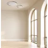 Deckenleuchte ZAMBELIS D400 27W CCT Dimmbar DESIGN Gebürstetes Silber 25161