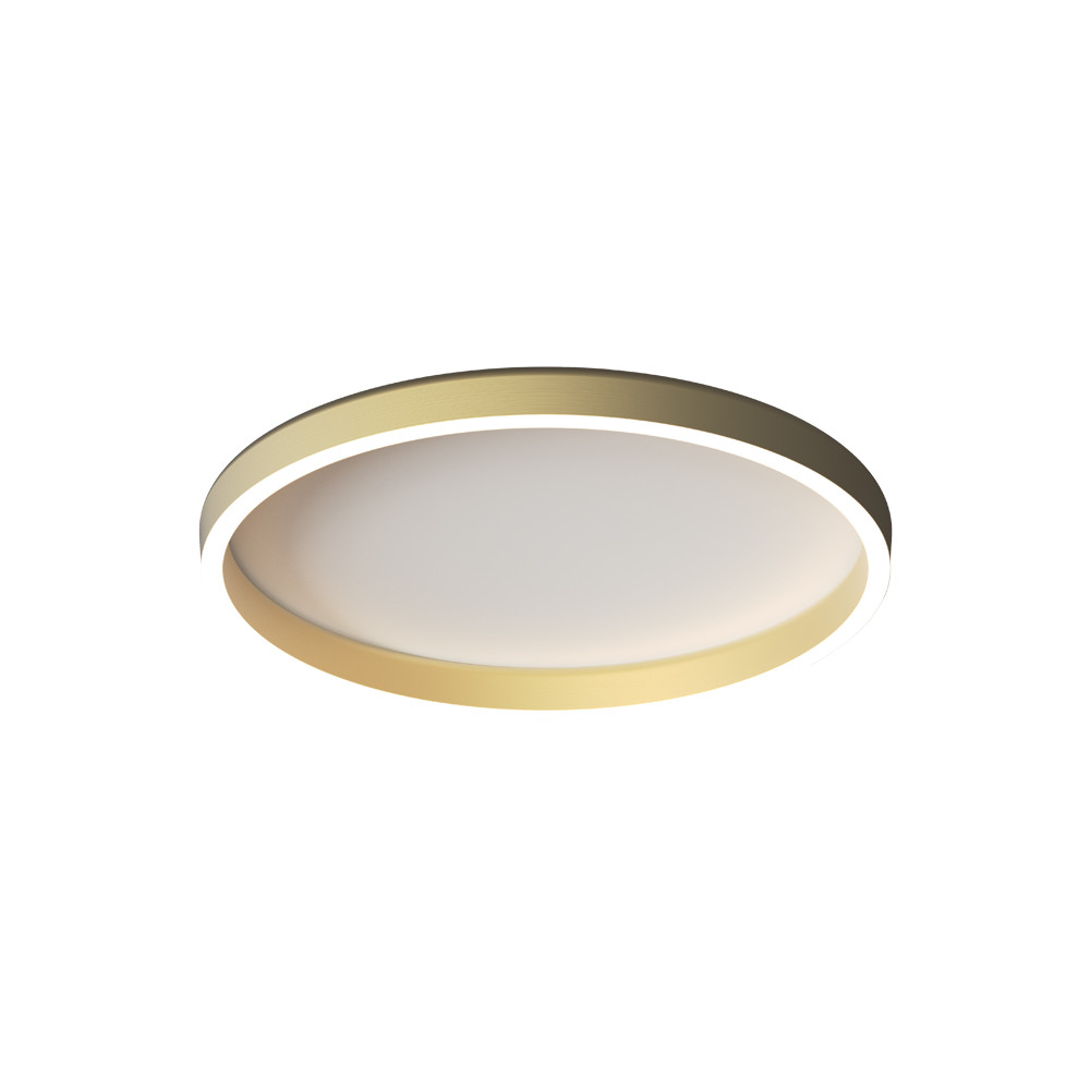 Plafonnier ZAMBELIS D590 41W CCT Dimmable DESIGN Or Brossé 25164