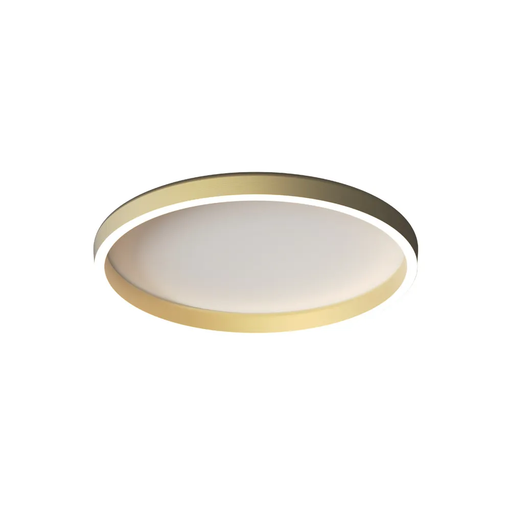 Plafonnier ZAMBELIS D590 41W CCT Dimmable DESIGN Or Brossé 25164