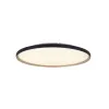 Deckenleuchte ZAMBELIS D600 40W CCT Dimmbar DESIGN Matt Schwarz und Gold 25189