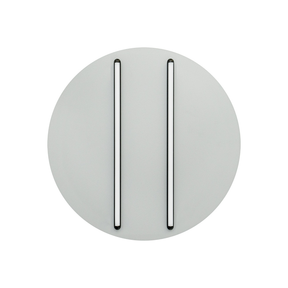 Deckenleuchte ZAMBELIS D600 43W Dimmbar DESIGN Sandgrau und Schwarz 2570 FS
