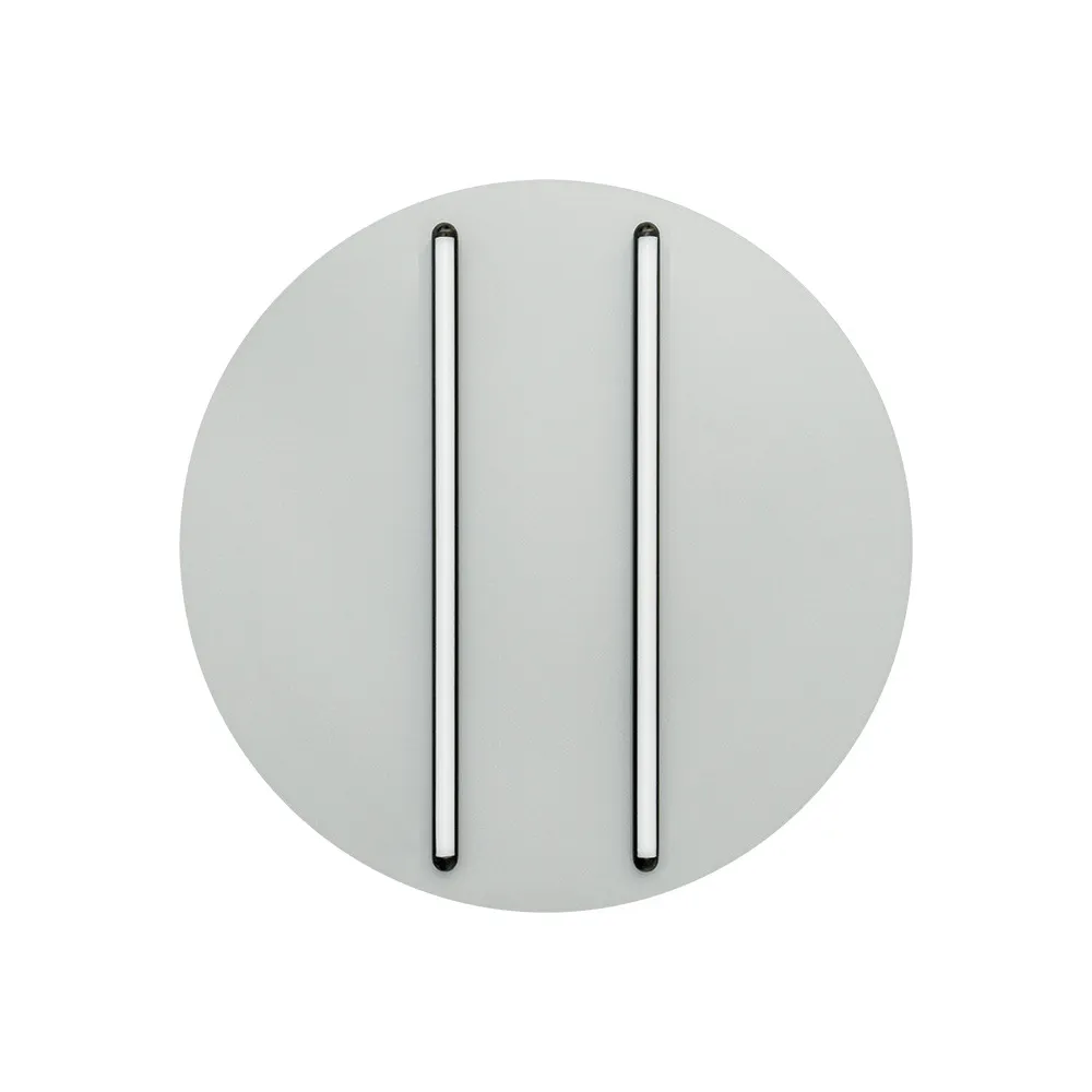 Deckenleuchte ZAMBELIS D600 43W Dimmbar DESIGN Sandgrau und Schwarz 2570 FS