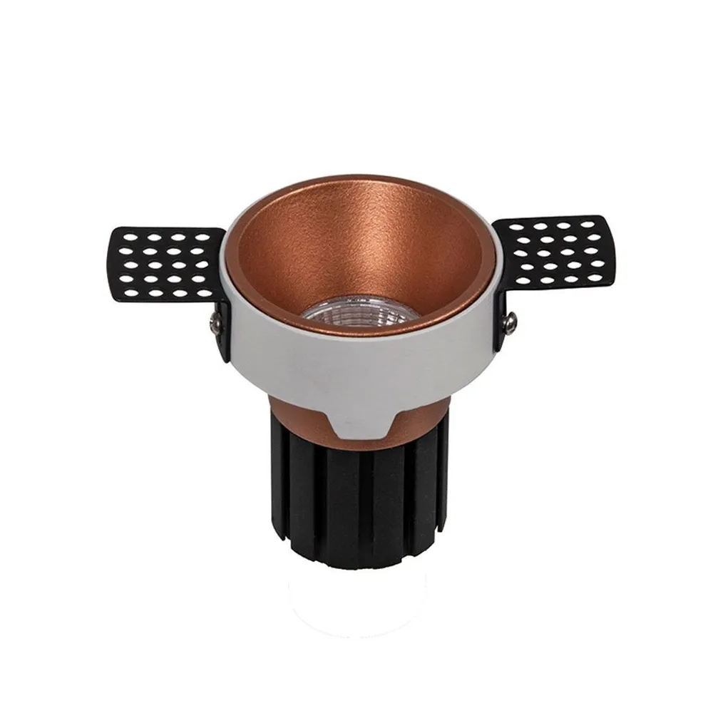 DownRay Trimless ZAMBELIS D82 9W DESIGN Cuivre Avec Driver S096-C