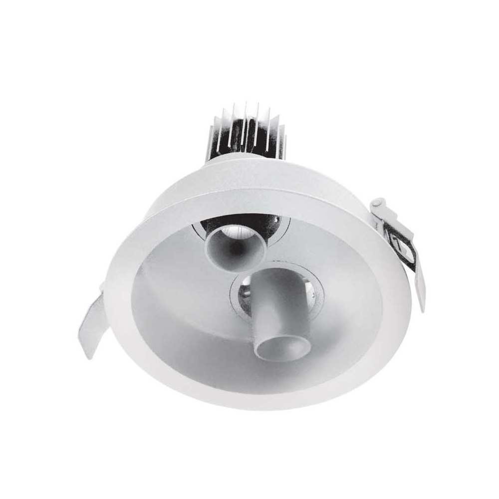 Downray Orientable ZAMBELIS D128 2x9W DESIGN Blanc Sablé 1927 FS