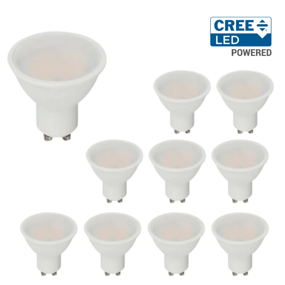 Spot LED GU10 V-TAC 4,5W 100deg CREE Chip START VT-205 PACK 10