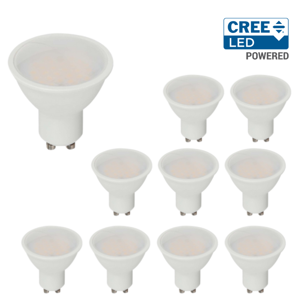 LED Spot GU10 V-TAC 4,5W 100deg CREE Chip START VT-205 PACK 10