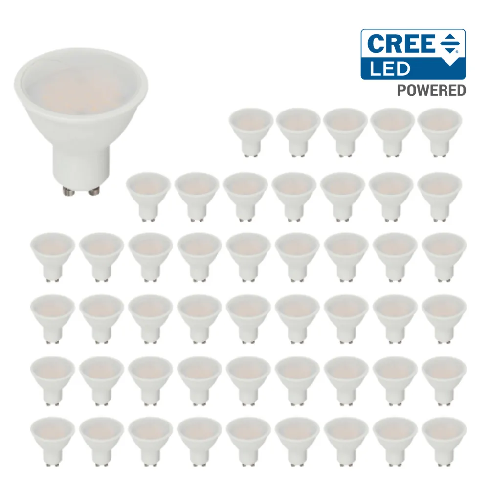 LED-spot GU10 V-TAC 4,5W 100graden CREE Chip START VT-205 PACK 50