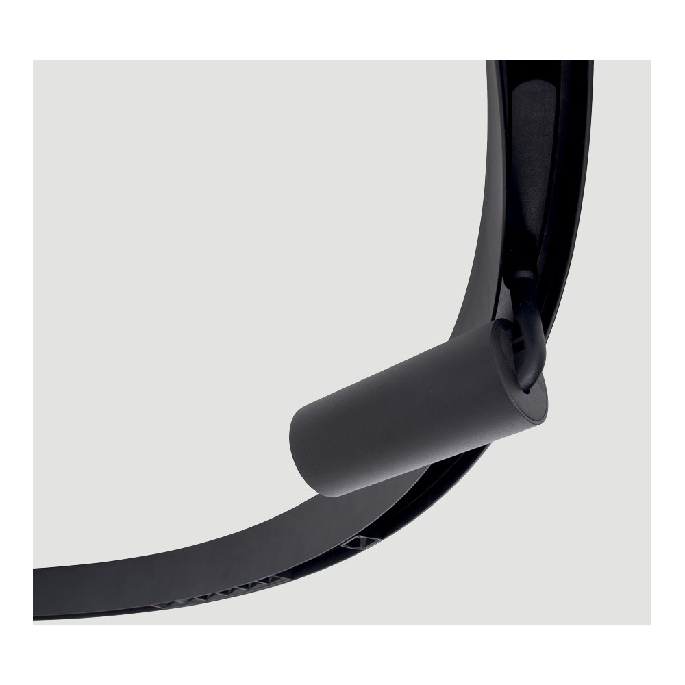 Magnetische schwenkbare Kurvenleuchte ZAMBELIS D600 8W Dimmbar DESIGN Schwarz Sandgestrahlt 22094 FS